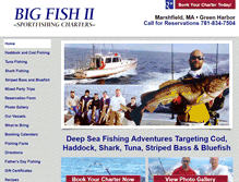 Tablet Screenshot of bigfishcharters.com